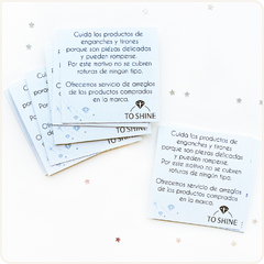 EMP - Tarjetas 7 x 7 cm - tienda online