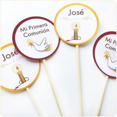 Toppers para cupcakes (20 U.) - Cukero