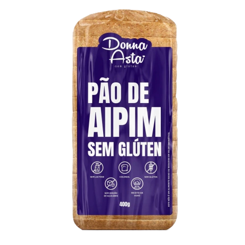 Pão de Aipim Sem Glúten, Sem Açúcar, Sem Lactose 400g - comprar online