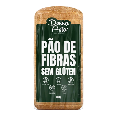 Pão de Fibras Sem Glúten, Sem Açúcar, Sem Lactose 400g - comprar online