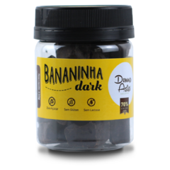 Bananinha Dark, Sem Glúten, Sem Lactose, Sem Adição de Açúcar, Vegano 150g