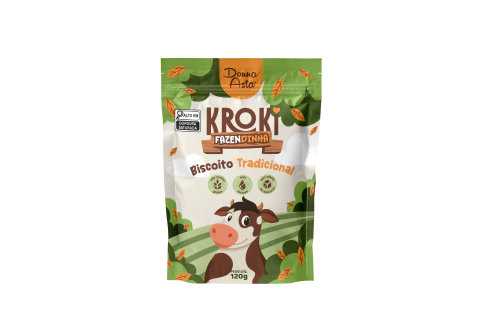 Kroki Fazendinha – Biscoito Tradicional 120g | Sem Glúten, Sem Lactose e Sem Açúcar Adicionado - comprar online