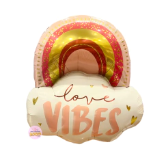 Globo arcoiris love vibes