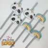 Sorbetes panda y arcoiris x6 - comprar online