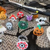 Anillos halloween con luz x10
