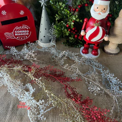 Guirnalda glitter ramitas