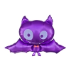 Globo murciélago violeta