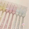 Tenedores glitter x12