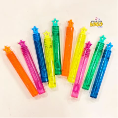 Mini burbujeros estrellas de colores x10