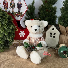 Osito sentado lentejuelas