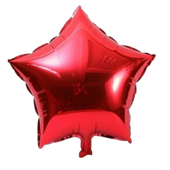 Globo estrella roja 18´