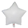 Globo estrella metalizado blanco 18’