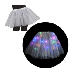Tutu blanco led adulto