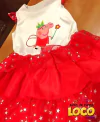 Disfraz Peppa Pig rojo