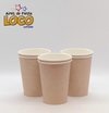 Vasos de polipapel kraft x8 - comprar online