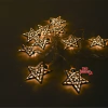 Guirnalda luces estrellas plateadas - comprar online