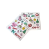 Servilletas dibujo contorno negro x20