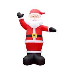 Inflable saludo de santa