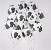 Globos estampados manchas vaca x6