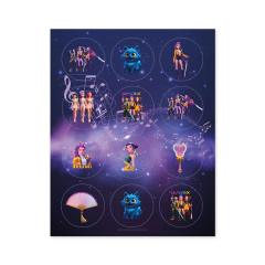 Sticker Guerreras kpop x24