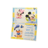Invitaciones Minnie y Mickey bebe