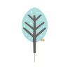 Topper arbol indiecitos (maderita)