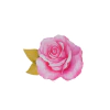 Plato flor de rosas