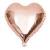 Globo corazón rosa gold 18´
