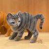 Gatito gris felpa - comprar online