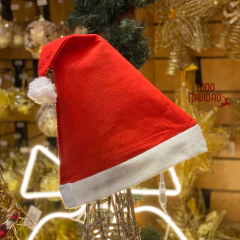 6 Gorros Papa Noel paño