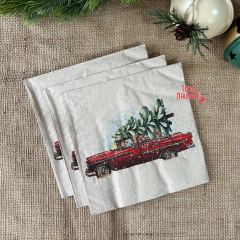 Servilletas navideña vintage