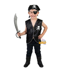 Set disfraz chaleco Pirata