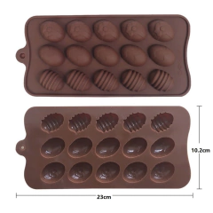 Molde 15 mini huevitos de pascua - comprar online