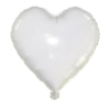 Globo corazon blanco 18´