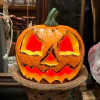 Calabaza con luz