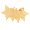 Platos estrella durazno pastel x6