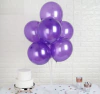 Globos perlados violeta 12' x10u