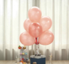 Globos perlados rosa gold 12´x10 - comprar online