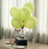 Globos perlados verde manzana 12' x10u