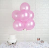 Globos perlados rosa 12' x10u