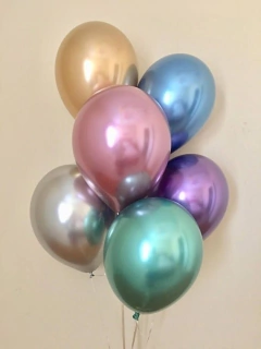 Globos chrome 12´x10