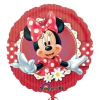 Globo Minnie fondo rojo