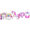 Guirnalda de globos unicornio arcoiris