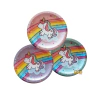 Platos unicornio arcoiris