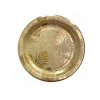 Platos hojas gold