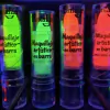 Labial maquillaje fluorescente