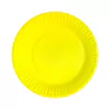 Platos amarillo fluo x8