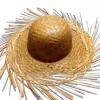 Gorro desflecado bombin paja
