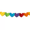 Guirnalda de papel corazones
