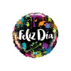 Mini globo feliz dia acuarela